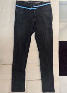 Black Wash Denim Jeans