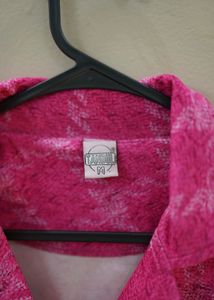 Pink Cropped Blazer