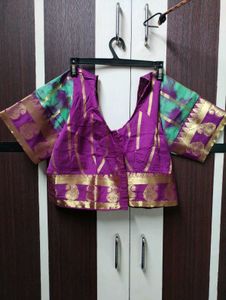 Elegant Tie-Dye Banarasi Silk Saree
