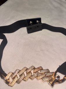 Elastic Gold Chain Belt