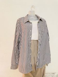 Gap Pintresty🌸 Oversized  Striped Shirt Unisex