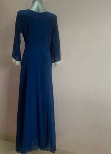 Elegant Blue Ethnic Gown