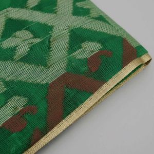 new Elegant Green saree with blouse piece