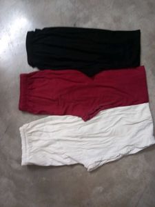 Leggings Bundle - Black, Maroon, White