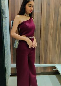 Maroon Jumpsuit