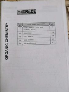 ALLEN RACE Notes extra(Physics, chem, Maths)