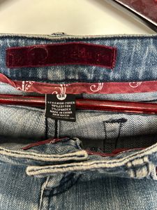 Ripped Denim Shorts