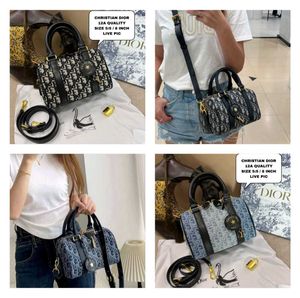 DIOR OBLIQUE IN SPEEDY DENIM WITHOUT BOX