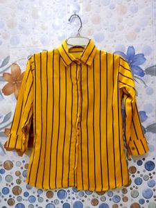 Striped Yellow Shirt