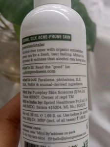 Plum Greentea Toner For Combi,Oily,Acne-prone Skin