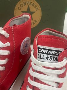 Red High-Top Converse Replica
