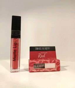 Set Of 2 - SWISS BEAUTY LIPSTICK ❤️