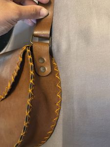 Vintage Leather Crossbody Bag