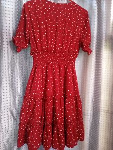 Red Polka Dot Dress