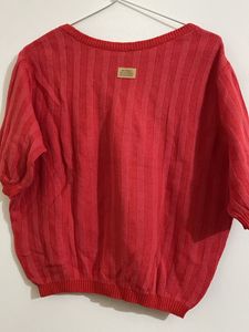 Red Cropped UCB sweater