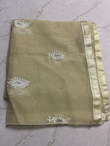 Floral Pink Gota Patti Dupatta + Pasley Dupata
