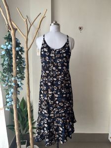 summer string dress high low