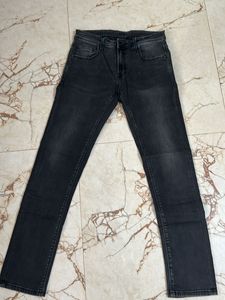 Black Straight Jeans