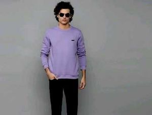 Branded Premium Imported Ribbed Lavender T-shirt
