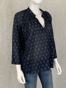 H&M Printed V-Neck Blouse