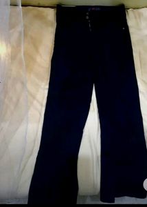 TOP & Black Wide Leg Slit Jeans (Totally New)