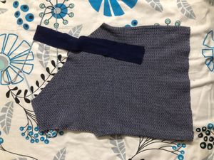 Blue One Shoulder Top