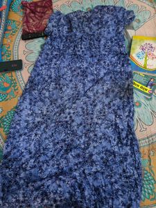 Floral Blue Dress