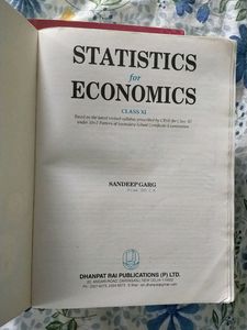 Statics For Economics Class 11