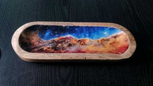 Cosmic universe Wooden Tray