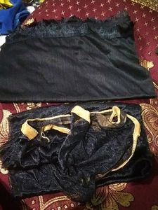 2 Black Dupatta