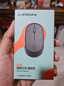 Ambrane Sliq Wireless Mouse 2.4ghz Optical