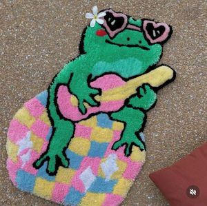 Frog Playing Guitar Rug