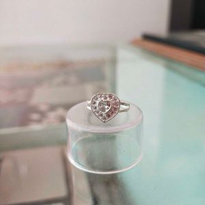 Pure Silver Heart ❤️ Design Ring For Kids