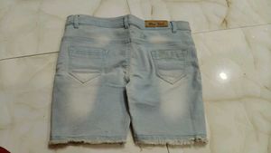 Blue Star Denim Shorts