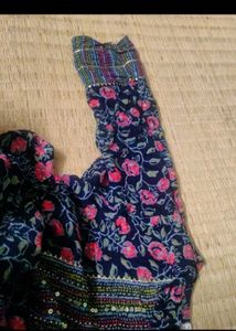 Floral Kurta and duppta