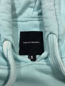 Blue 'YES' Graphic Hoodie