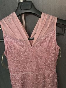 Pink Lace Mini Dress