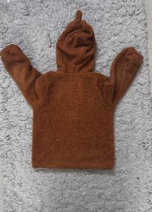 Kookie kids Brown Bear Hoodie