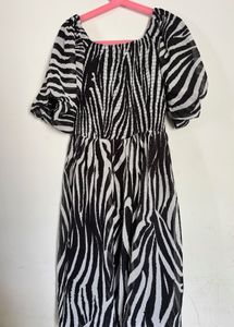 Zebra Print Dress