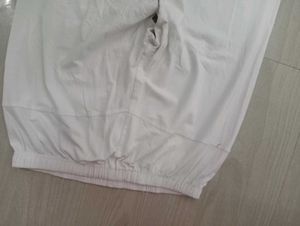Pure Cotton White Leggings