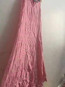 Pink Sleeveless Kurta