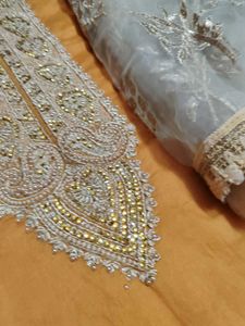 Haldi Suit With Beautifull Chunni And Bottom