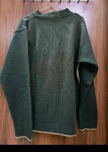 Stylish Green Knit Cardigan