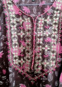 New UNUSED Kurta Palazzo Set With Gotta Patti Work