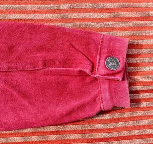 Red Denim Jacket - Stylish &amp; Unique