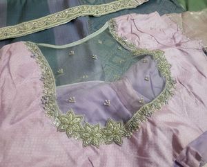 kanjivaram silk saree with blouse &amp; belt