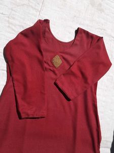 Red Suit with Accent
