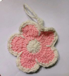 Handmade 🌸 crochet pouch bagcharm