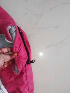 Pink &amp; Blue Puffer Jacket 2in1