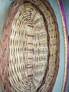 Wicker Basket with Handle